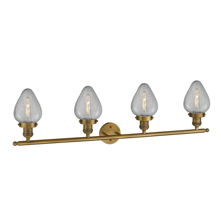 Innovations Franklin Restoration 215-BB-G165-LED Bath Vanity Light 43 in. wide - Brushed Brass