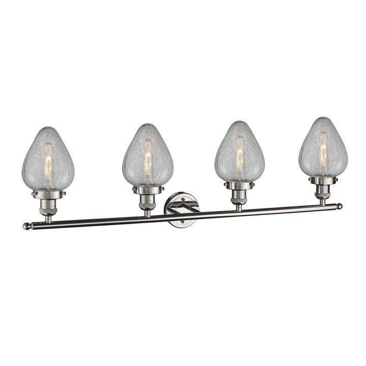 Innovations Franklin Restoration 215-PN-G165-LED Bath Vanity Light 43 in. wide - Polished Nickel
