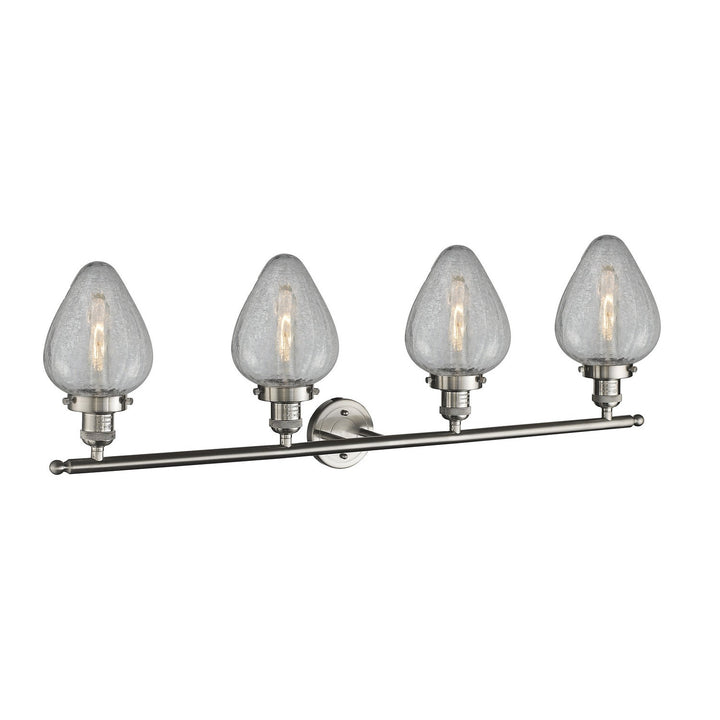 Innovations Franklin Restoration 215-SN-G165-LED Bath Vanity Light 43 in. wide - Brushed Satin Nickel