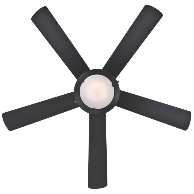 Westinghouse Comet 7224200 Ceiling Fan - Matte Black, Matte Black / Marble/