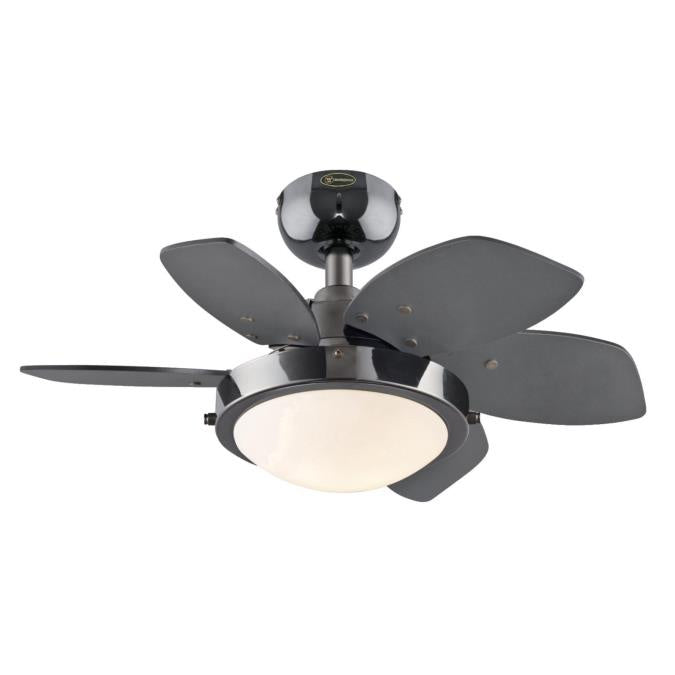 Westinghouse Quince 7224600 Ceiling Fan - Gun Metal, Black / Graphite/