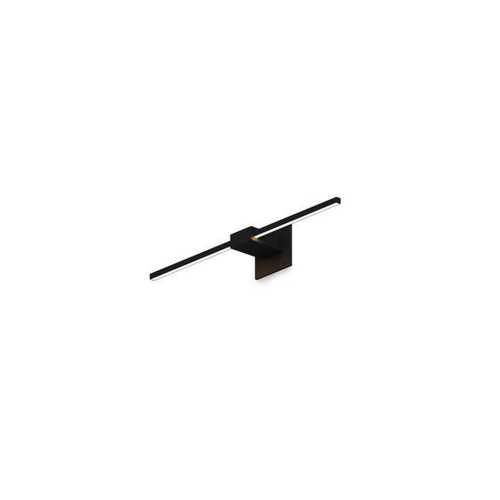 Koncept Z-Bar ZBW-24-4-CM-SW-MTB Wall Sconce Light - Matte Black