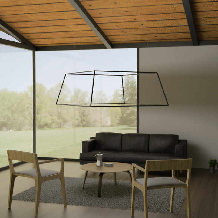 Koncept Z-Bar ZBP-48-RS-SW-MTB-CNP Pendant Light - Matte Black