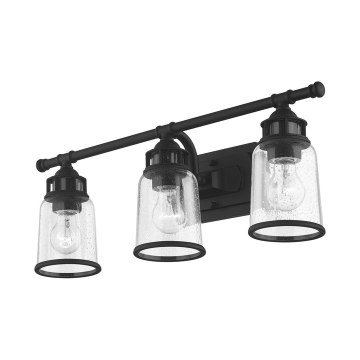 Livex Lawrenceville 10513-04 Bath Vanity Light 24 in. wide - Black