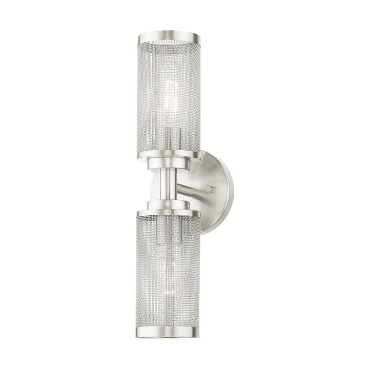Livex Industro 14122-91 Wall Sconce Light - Brushed Nickel