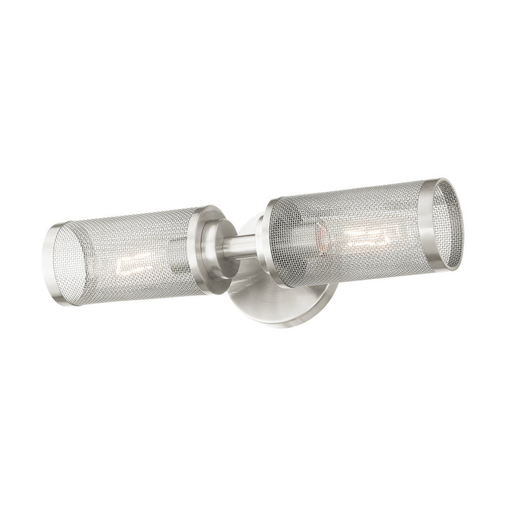 Livex Industro 14122-91 Wall Sconce Light - Brushed Nickel