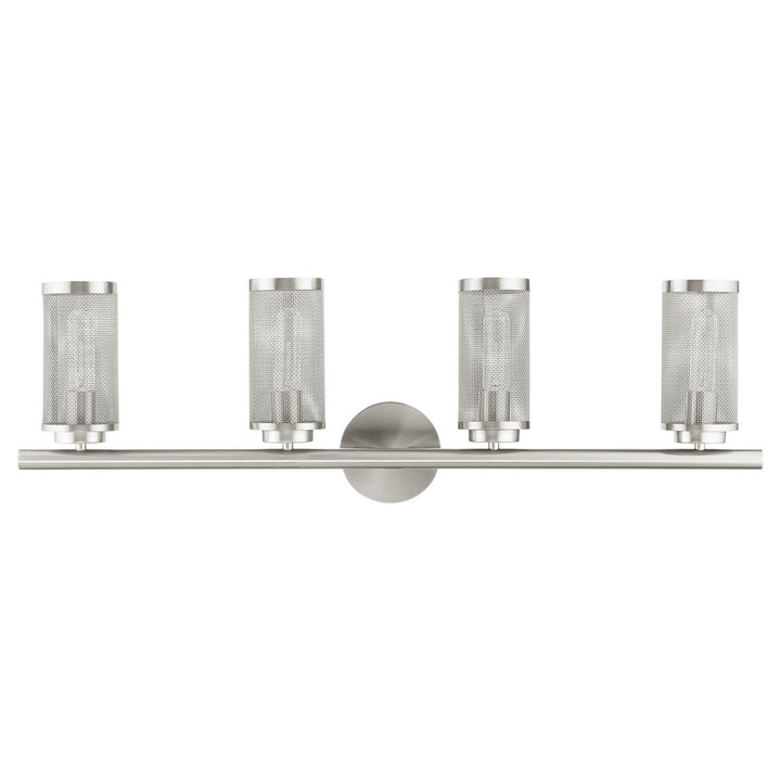 Livex Industro 14124-91 Bath Vanity Light 36 in. wide - Brushed Nickel