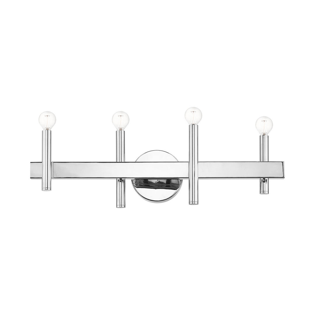 Livex Denmark 15584-05 Bath Vanity Light 24 in. wide - Polished Chrome