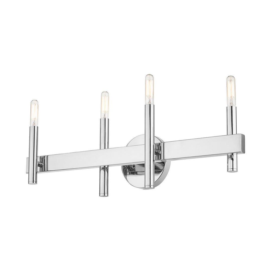 Livex Denmark 15584-05 Bath Vanity Light 24 in. wide - Polished Chrome