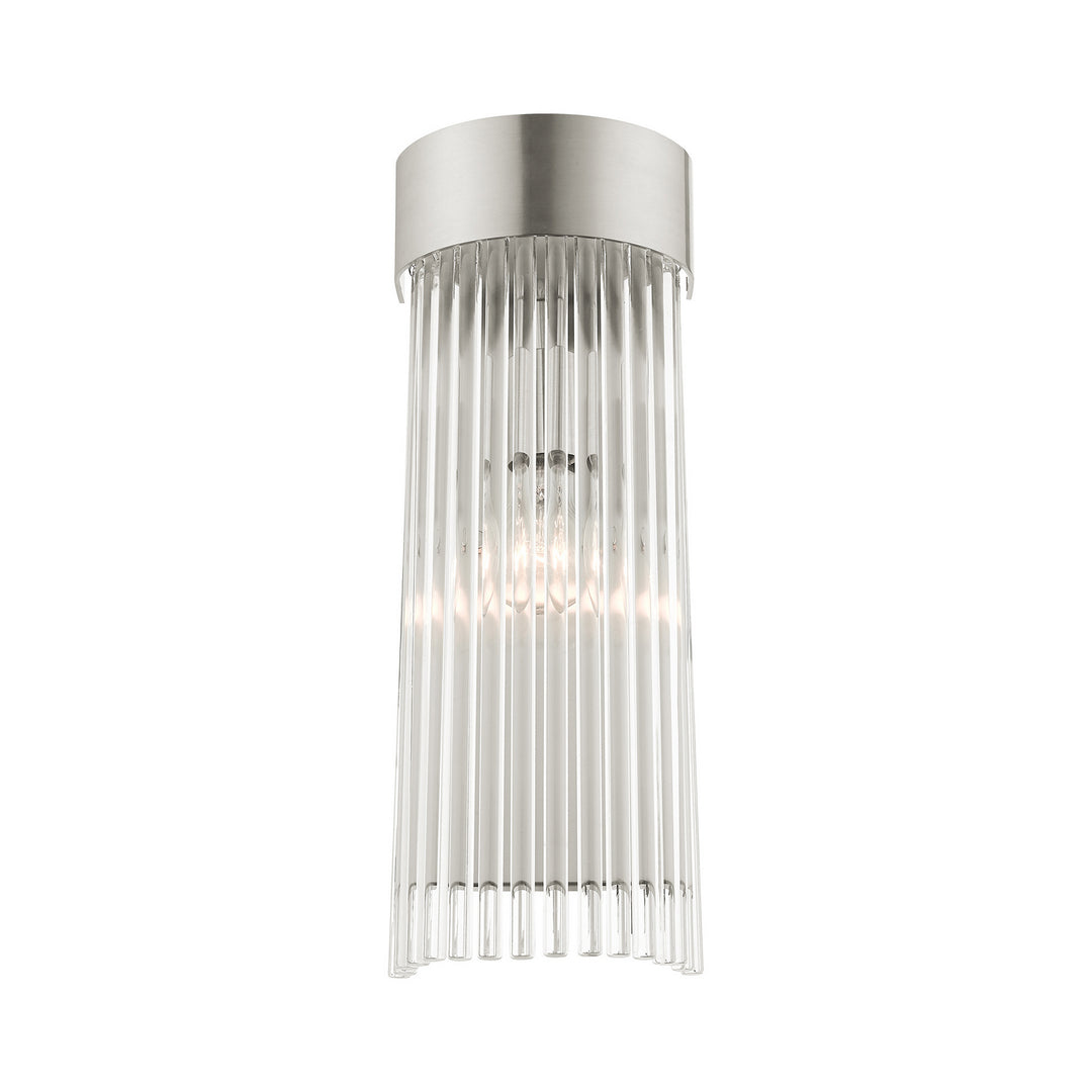 Livex Norwich 15711-91 Wall Sconce Light - Brushed Nickel