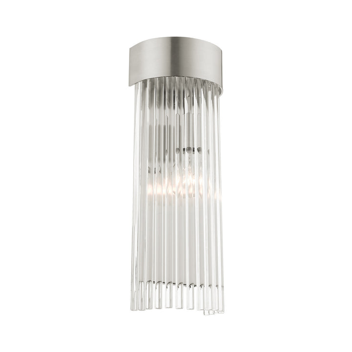 Livex Norwich 15711-91 Wall Sconce Light - Brushed Nickel