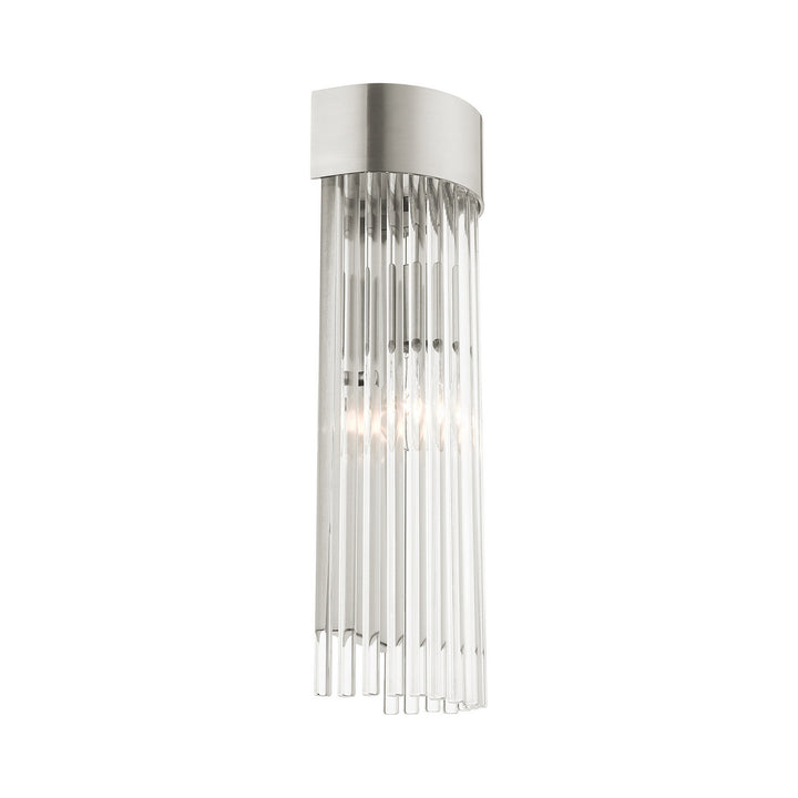 Livex Norwich 15711-91 Wall Sconce Light - Brushed Nickel