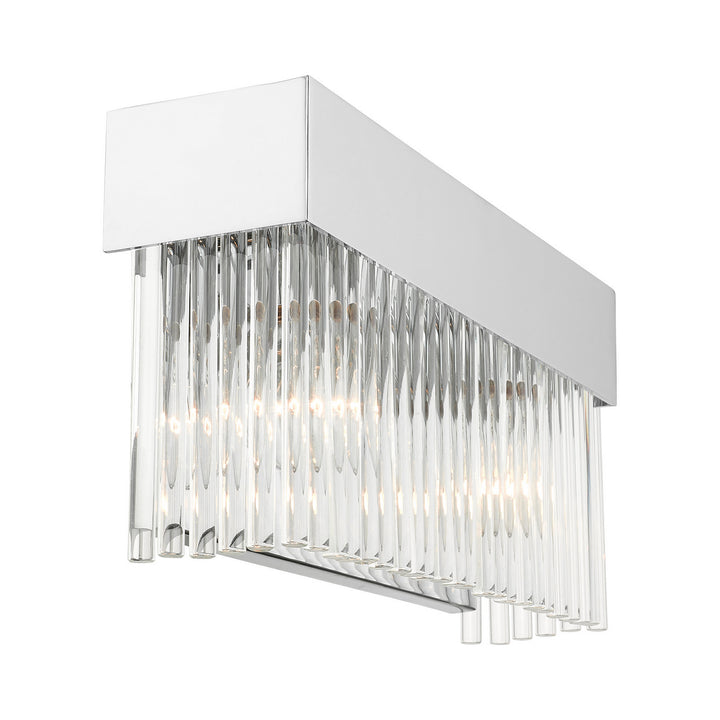 Livex Norwich 15712-05 Wall Sconce Light - Polished Chrome