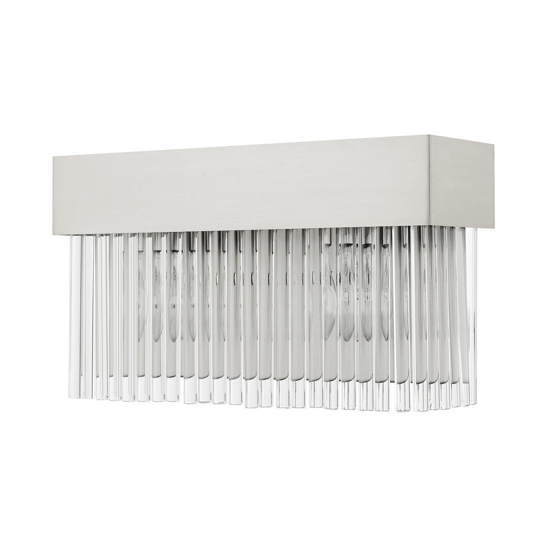 Livex Norwich 15712-91 Wall Sconce Light - Brushed Nickel
