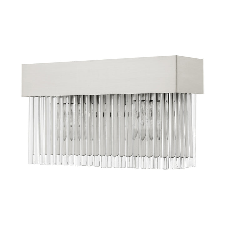 Livex Norwich 15712-91 Wall Sconce Light - Brushed Nickel