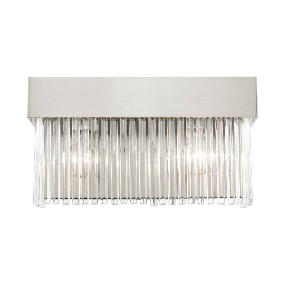 Livex Norwich 15712-91 Wall Sconce Light - Brushed Nickel