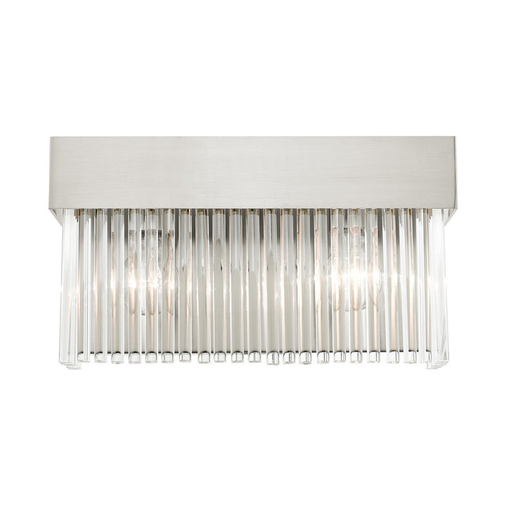 Livex Norwich 15712-91 Wall Sconce Light - Brushed Nickel