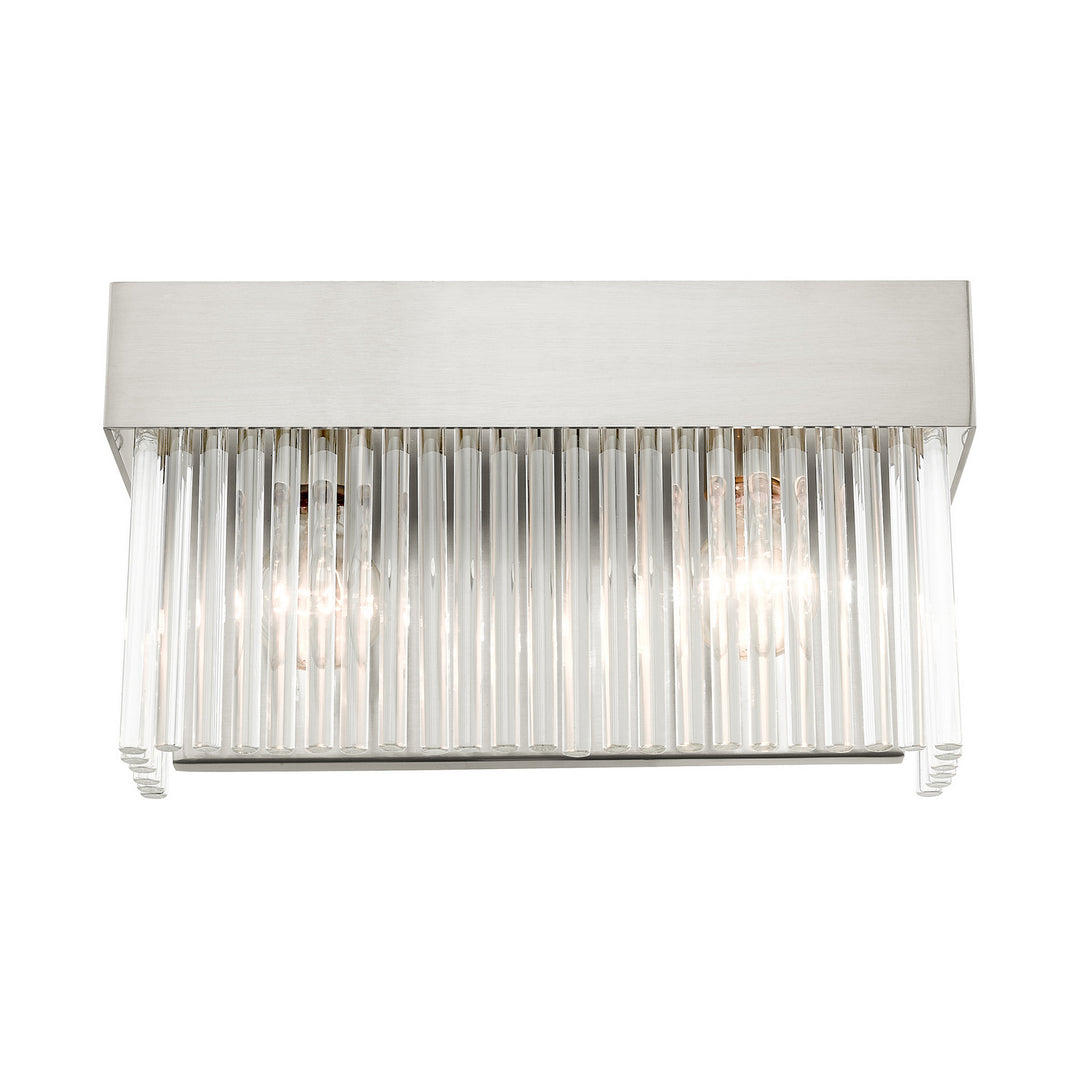Livex Norwich 15712-91 Wall Sconce Light - Brushed Nickel