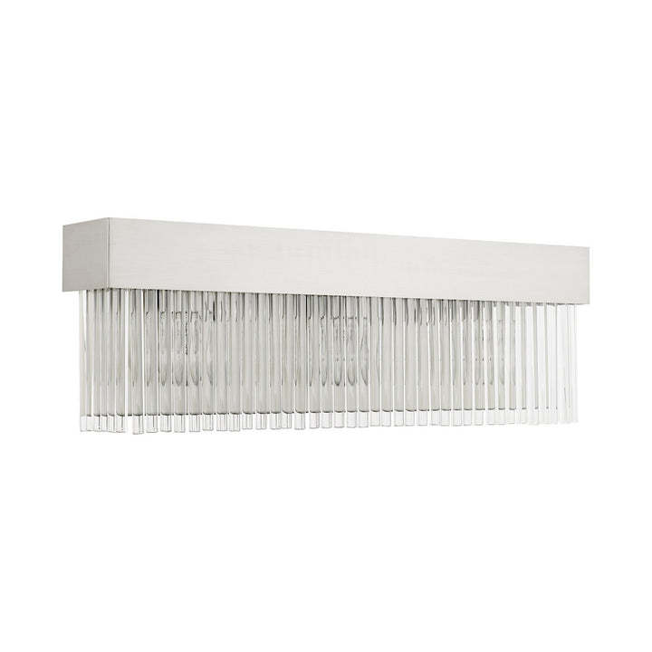 Livex Norwich 15713-91 Wall Sconce Light - Brushed Nickel
