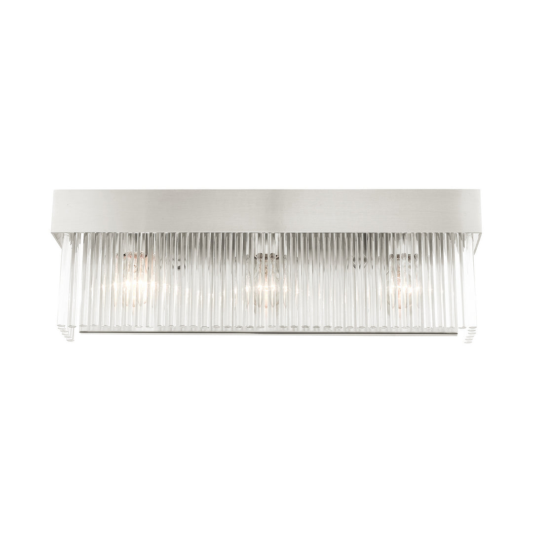Livex Norwich 15713-91 Wall Sconce Light - Brushed Nickel