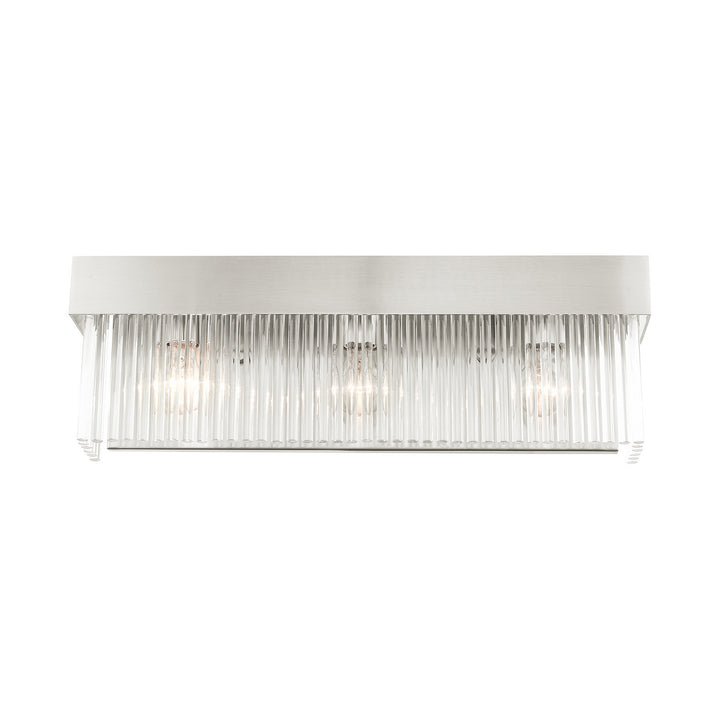 Livex Norwich 15713-91 Wall Sconce Light - Brushed Nickel
