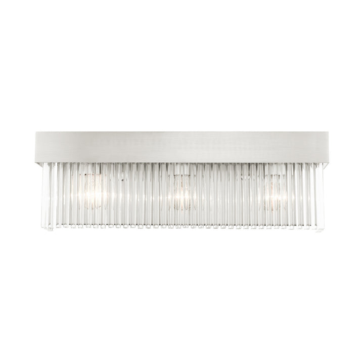 Livex Norwich 15713-91 Wall Sconce Light - Brushed Nickel