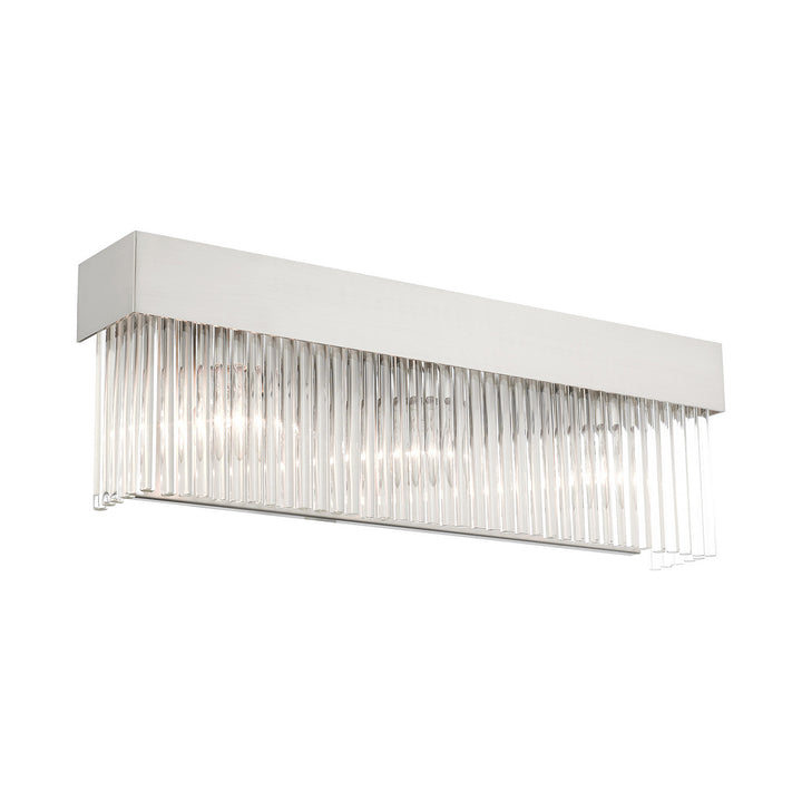 Livex Norwich 15713-91 Wall Sconce Light - Brushed Nickel