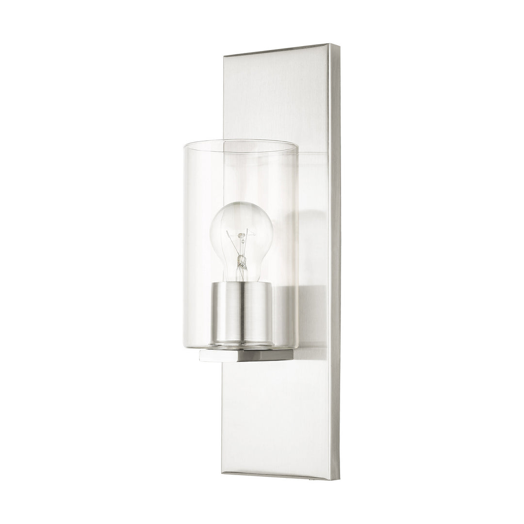 Livex Zurich 16551-91 Wall Sconce Light - Brushed Nickel
