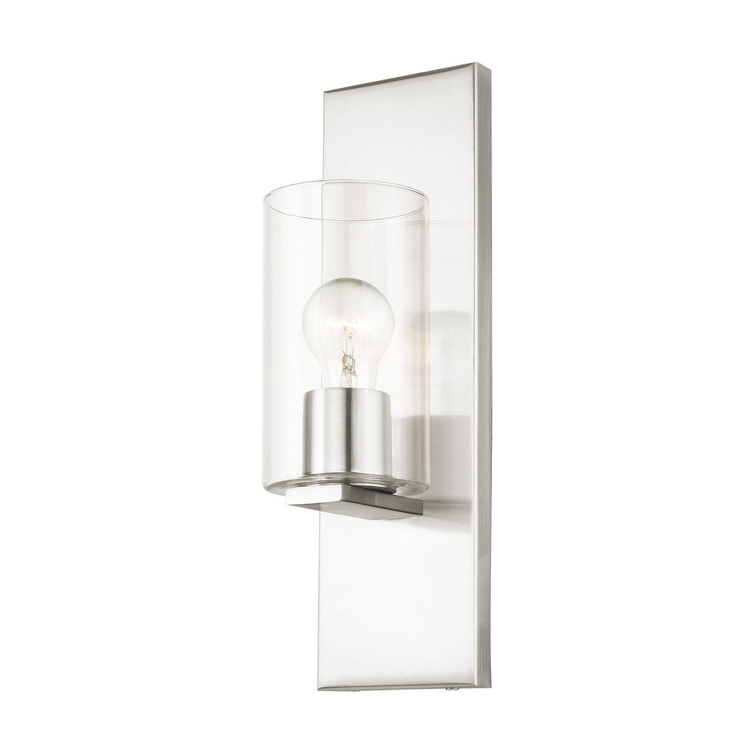 Livex Zurich 16551-91 Wall Sconce Light - Brushed Nickel