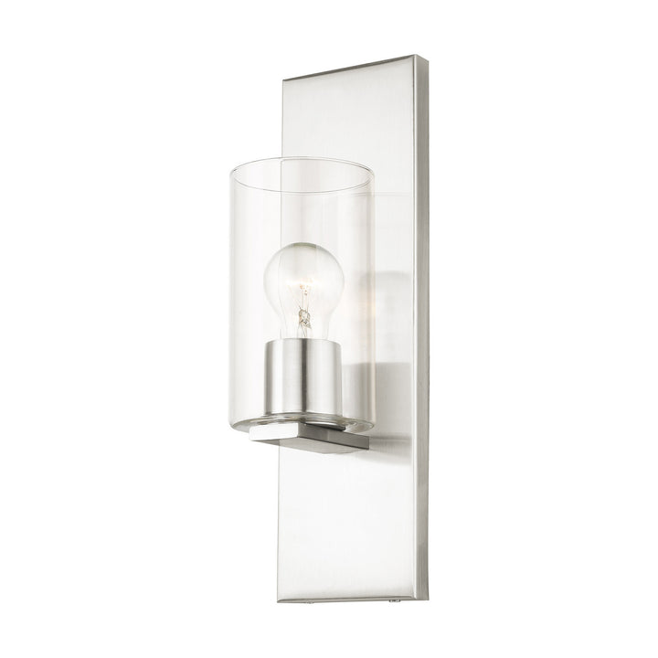 Livex Zurich 16551-91 Wall Sconce Light - Brushed Nickel