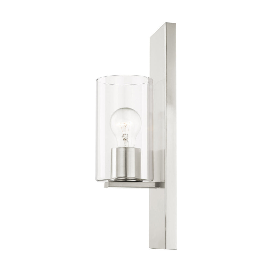 Livex Zurich 16551-91 Wall Sconce Light - Brushed Nickel