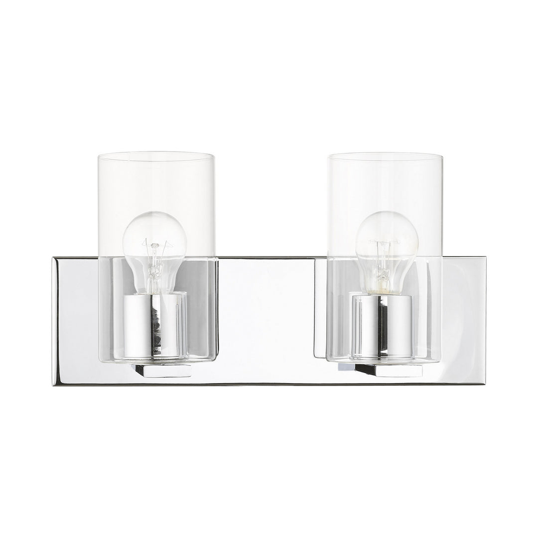 Livex Zurich 16552-05 Bath Vanity Light 15 in. wide - Polished Chrome