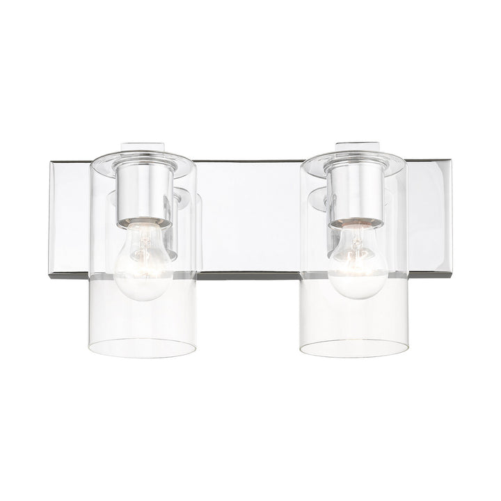 Livex Zurich 16552-05 Bath Vanity Light 15 in. wide - Polished Chrome