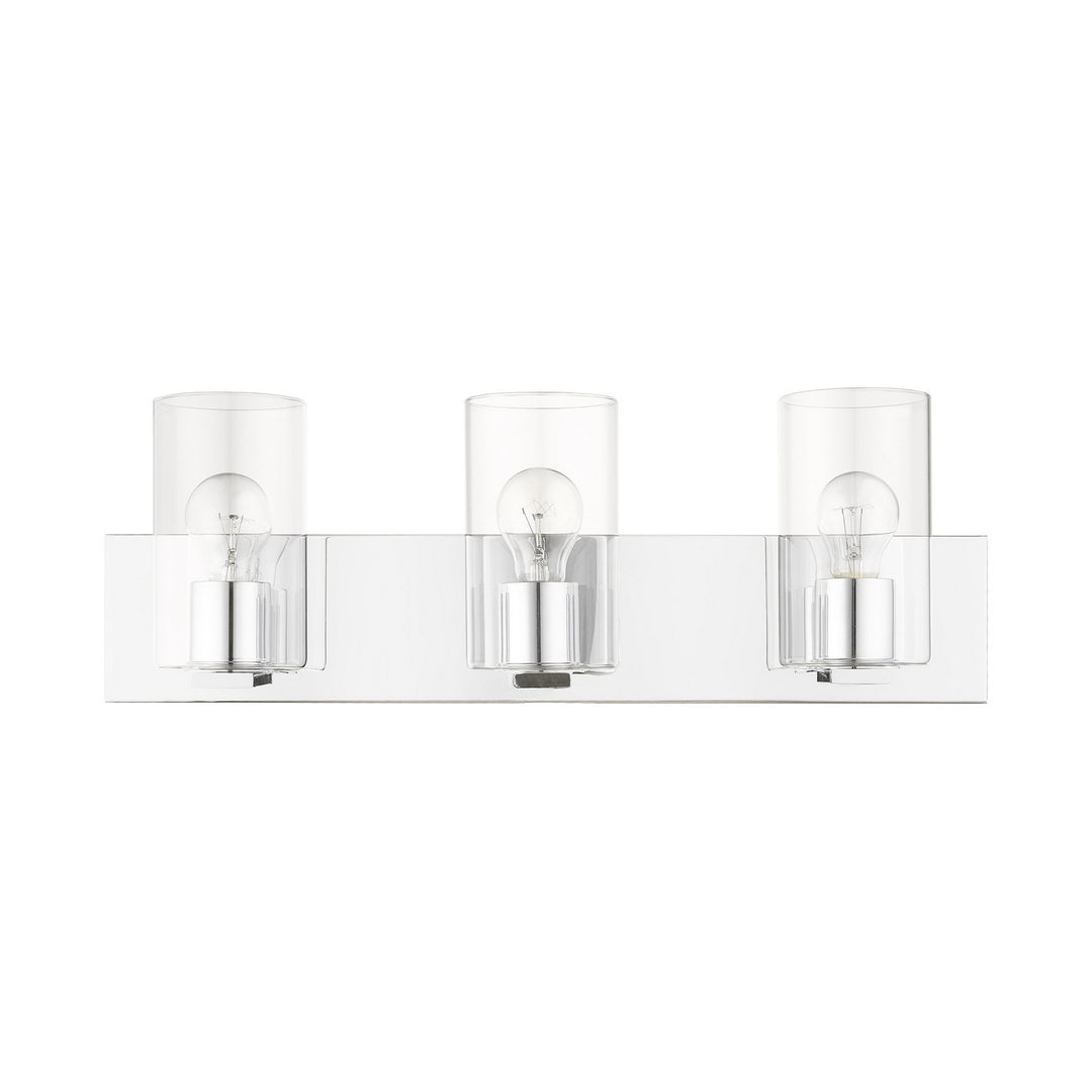 Livex Zurich 16553-05 Bath Vanity Light 24 in. wide - Polished Chrome