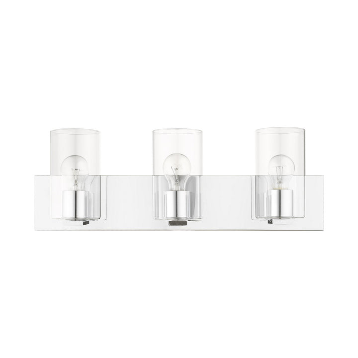 Livex Zurich 16553-05 Bath Vanity Light 24 in. wide - Polished Chrome