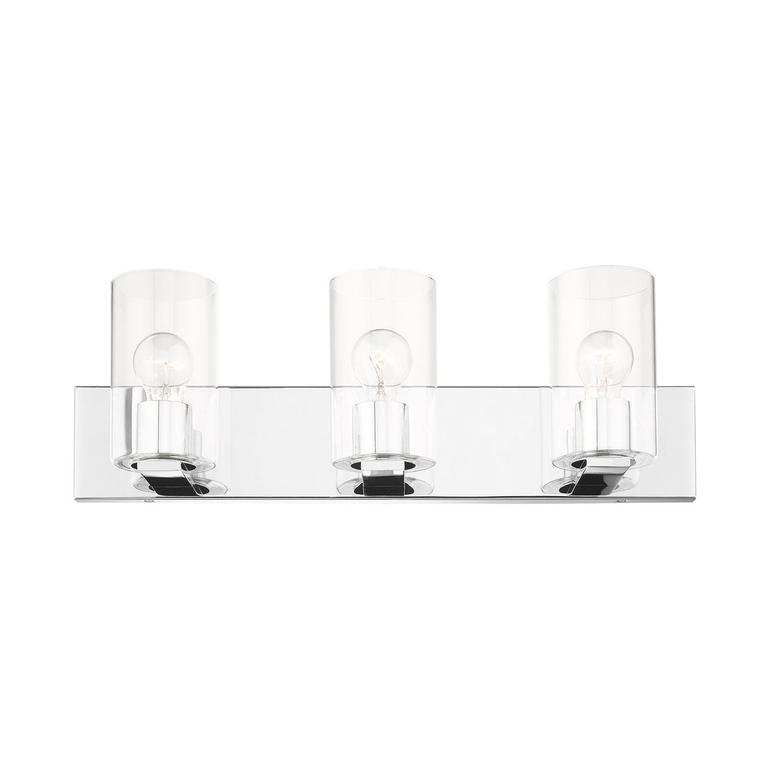 Livex Zurich 16553-05 Bath Vanity Light 24 in. wide - Polished Chrome