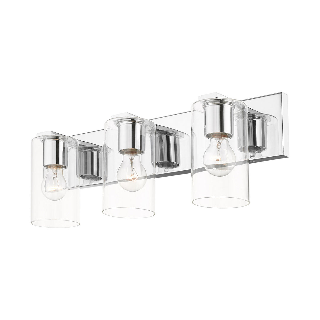 Livex Zurich 16553-05 Bath Vanity Light 24 in. wide - Polished Chrome