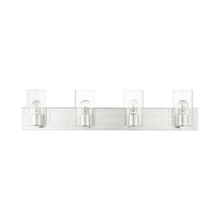 Livex Zurich 16554-91 Bath Vanity Light 36 in. wide - Brushed Nickel