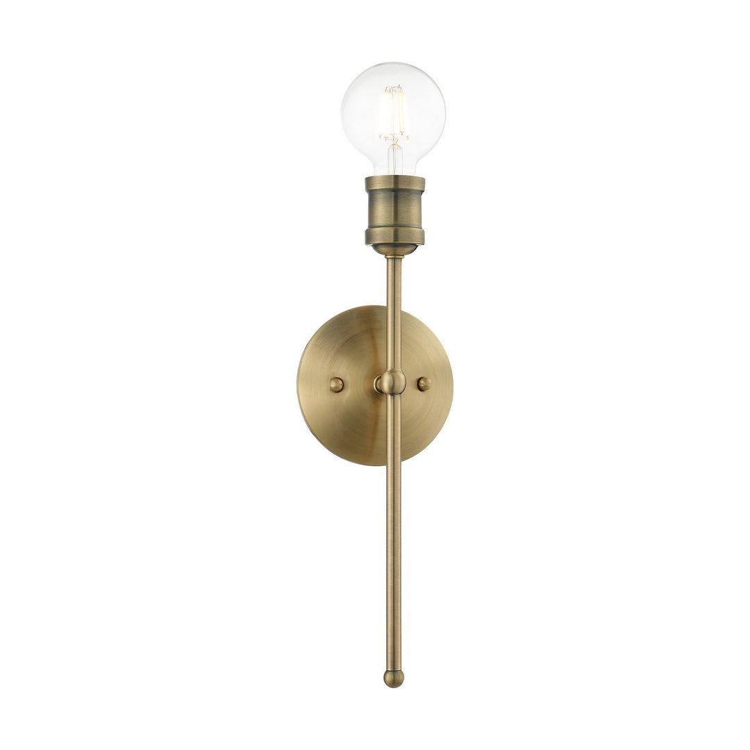 Livex Lansdale 16711-01 Wall Sconce Light - Antique Brass