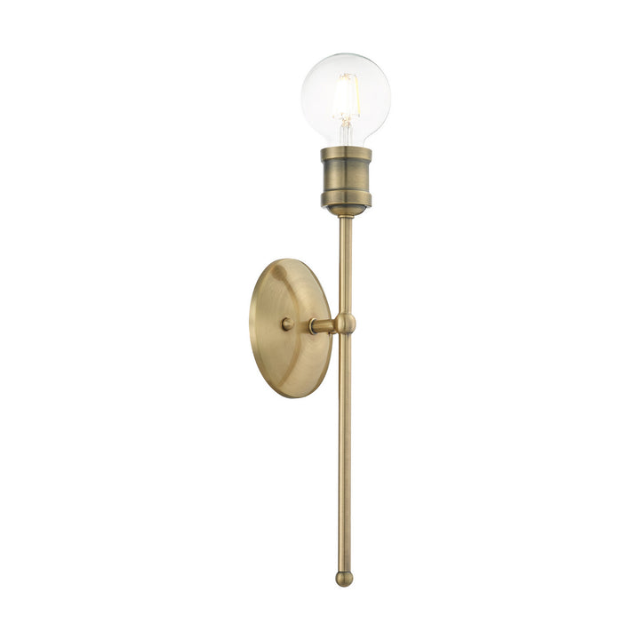 Livex Lansdale 16711-01 Wall Sconce Light - Antique Brass