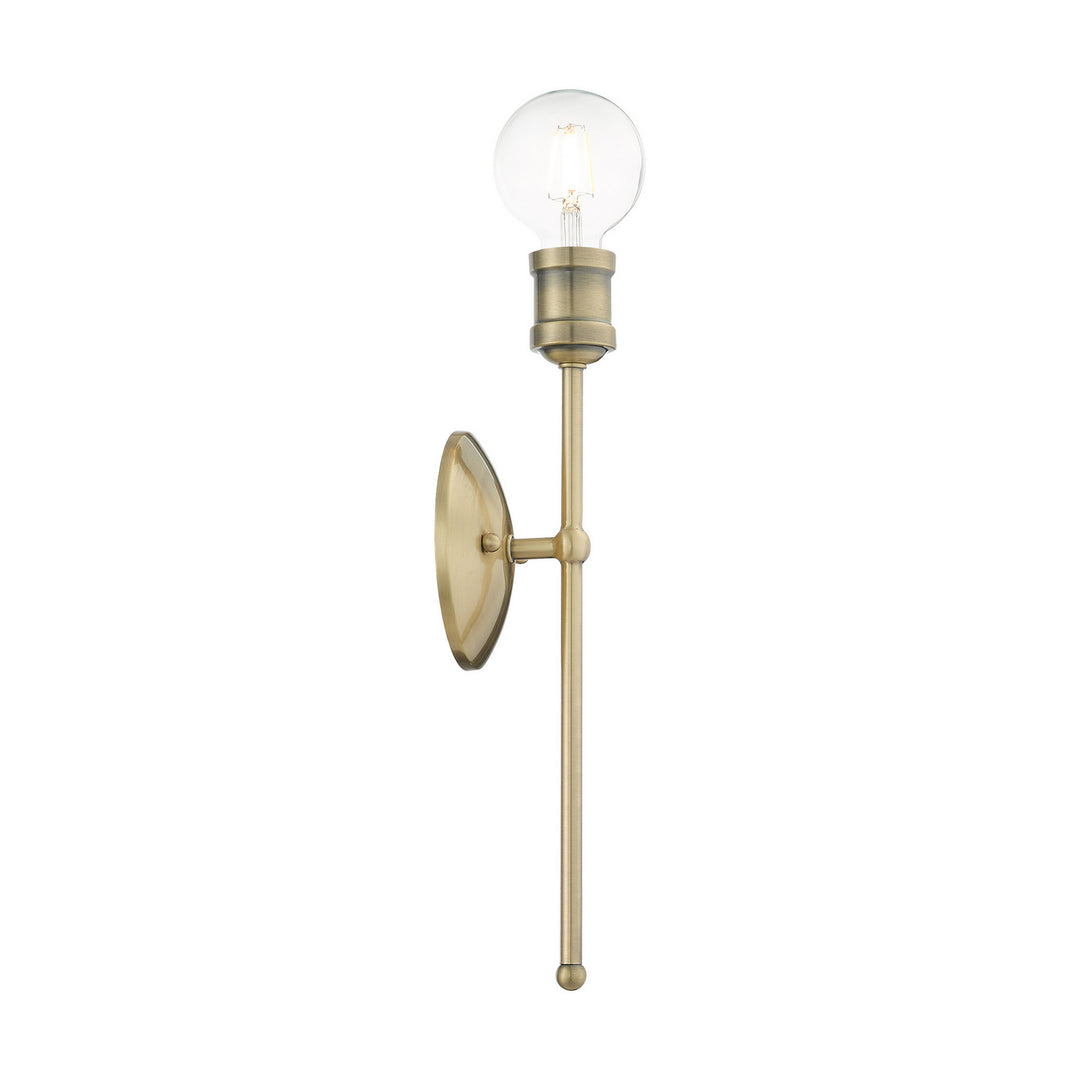 Livex Lansdale 16711-01 Wall Sconce Light - Antique Brass
