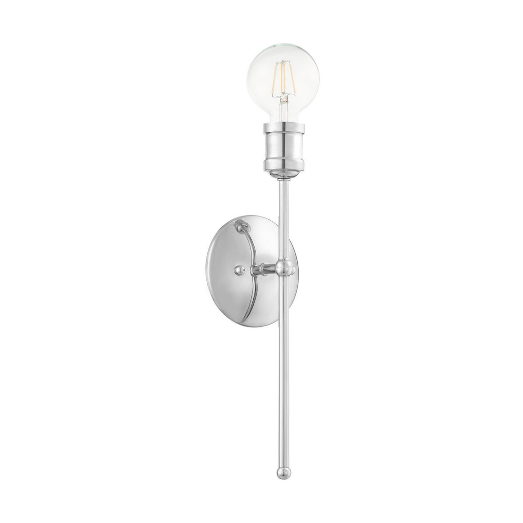 Livex Lansdale 16711-05 Wall Sconce Light - Polished Chrome