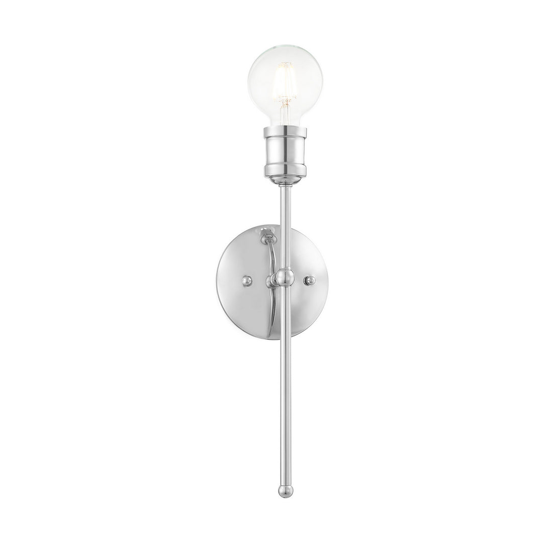 Livex Lansdale 16711-05 Wall Sconce Light - Polished Chrome