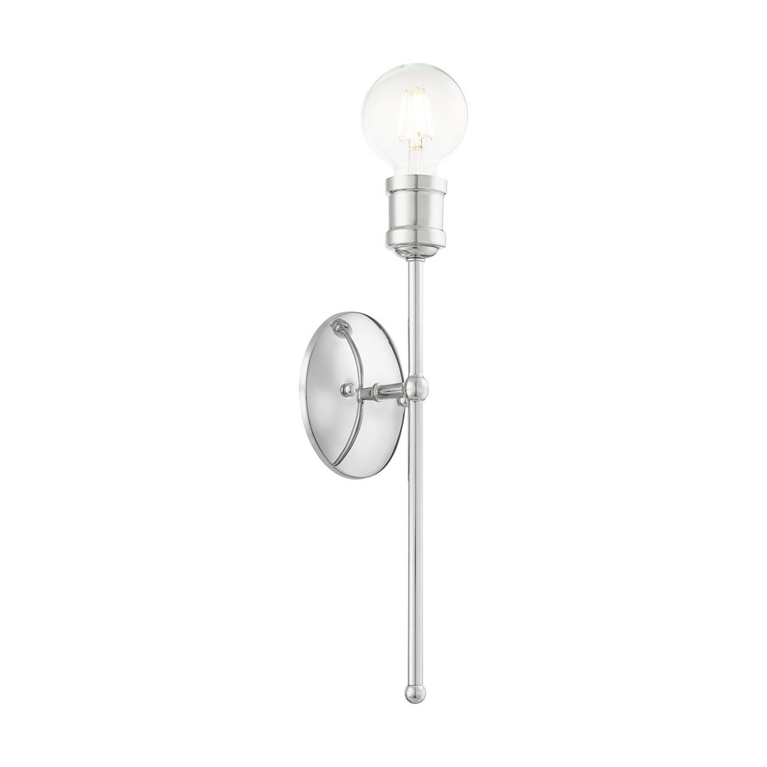 Livex Lansdale 16711-05 Wall Sconce Light - Polished Chrome