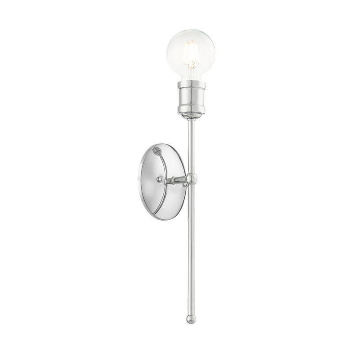 Livex Lansdale 16711-05 Wall Sconce Light - Polished Chrome