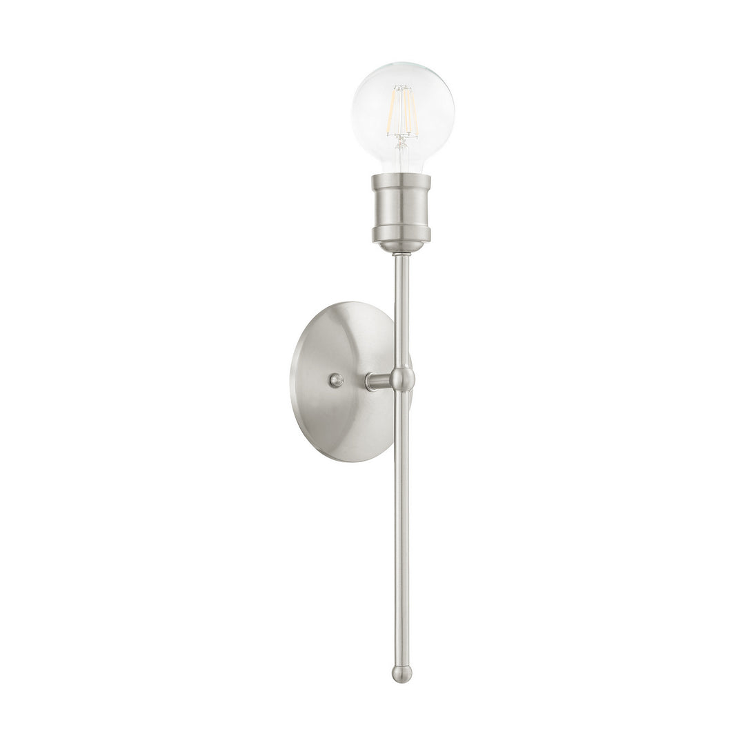 Livex Lansdale 16711-91 Wall Sconce Light - Brushed Nickel