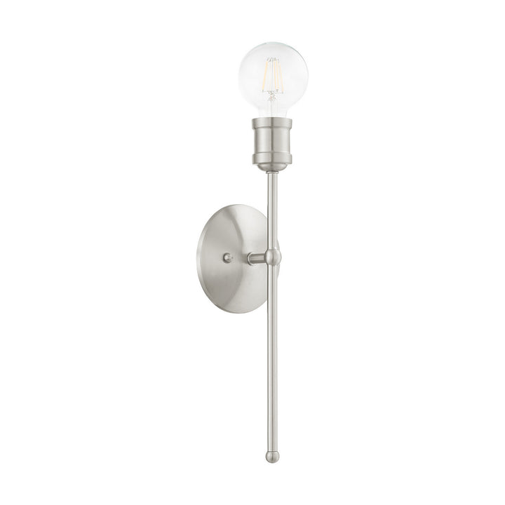 Livex Lansdale 16711-91 Wall Sconce Light - Brushed Nickel