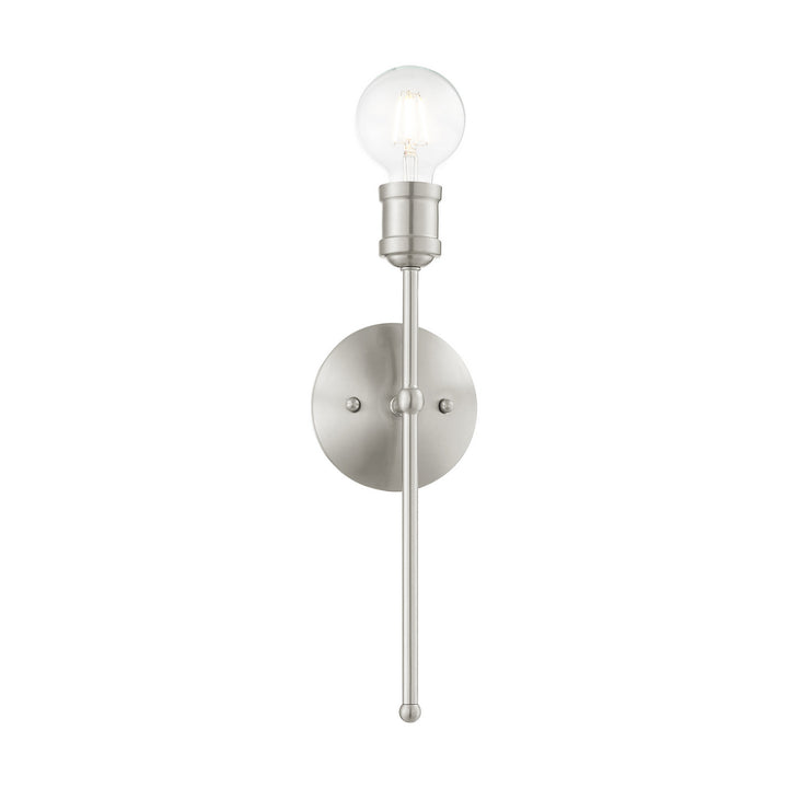 Livex Lansdale 16711-91 Wall Sconce Light - Brushed Nickel