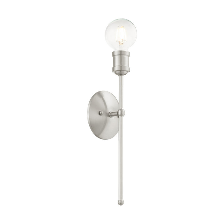 Livex Lansdale 16711-91 Wall Sconce Light - Brushed Nickel