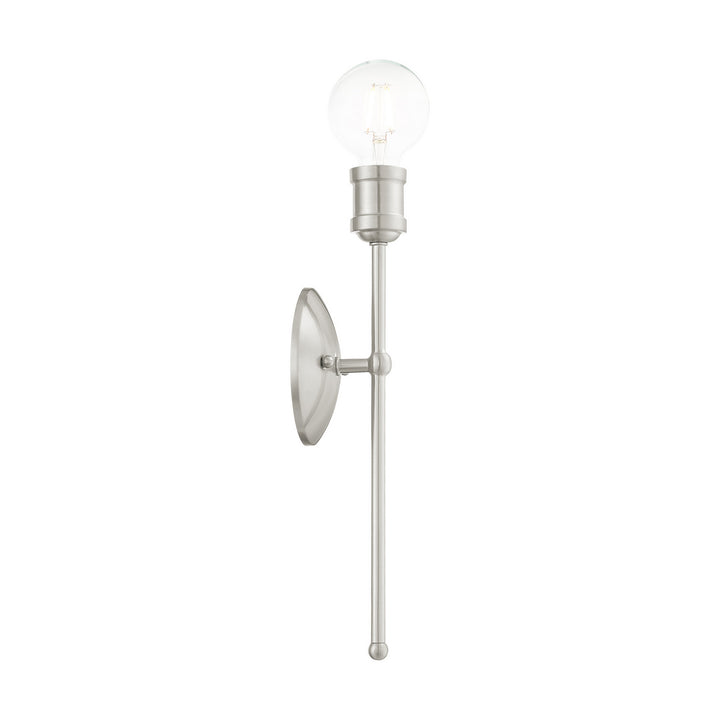 Livex Lansdale 16711-91 Wall Sconce Light - Brushed Nickel